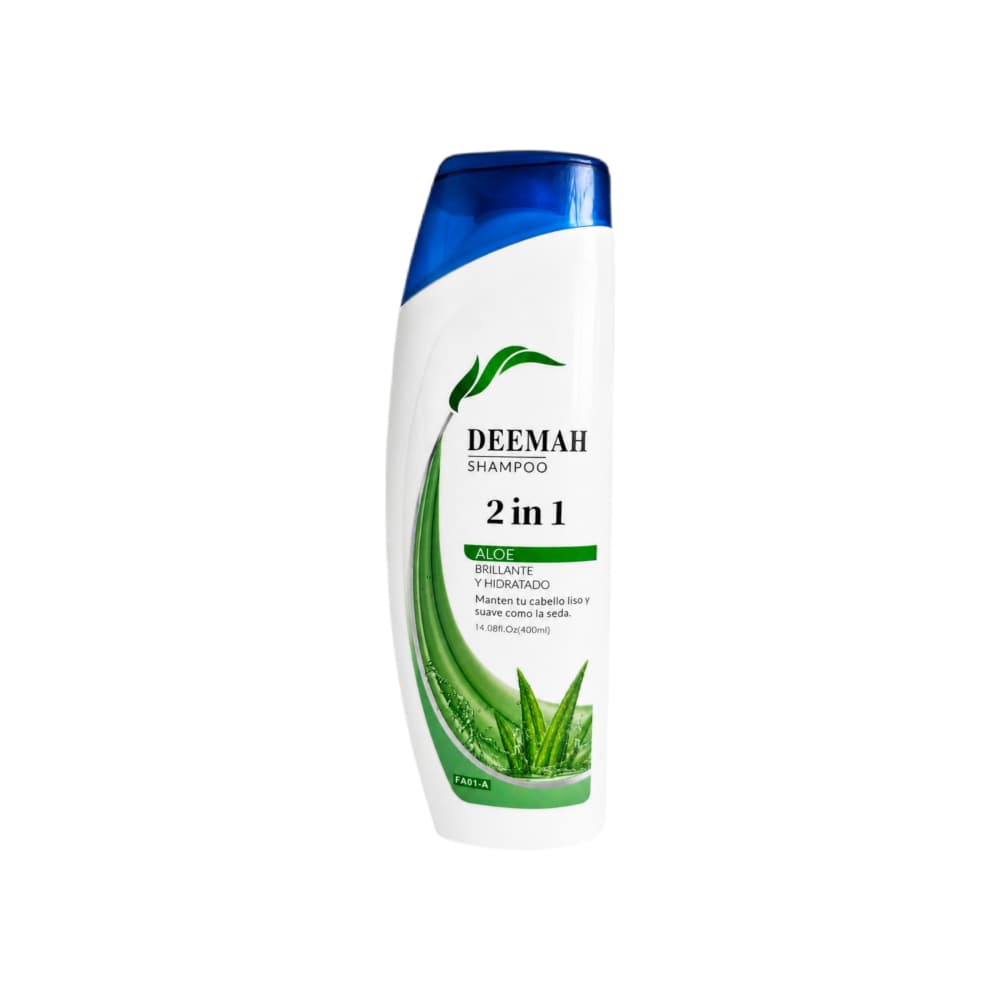 Champú 2 en 1 de aloe Deemah (400 ml / 13.53 oz) - Miniatura 1