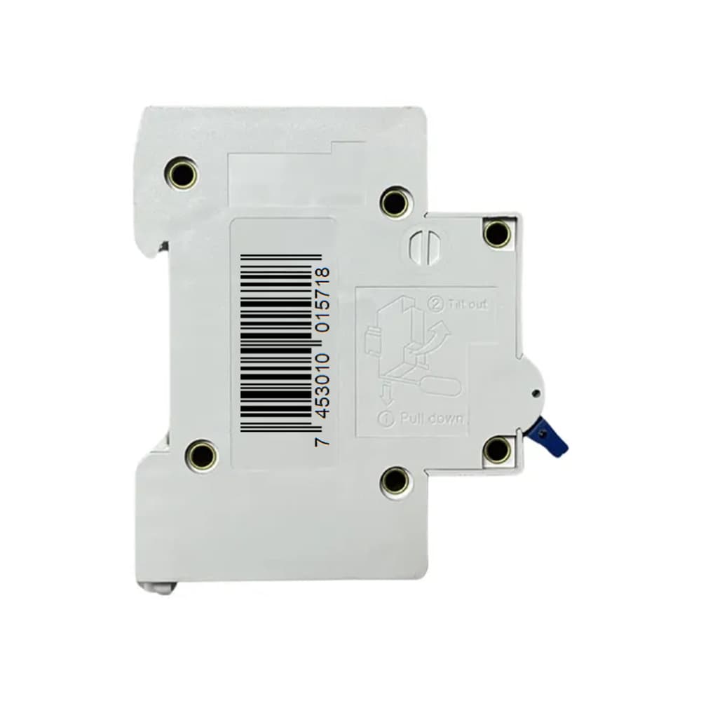 Interruptor - breaker - termomagnético de 1 polo 50 A tipo europeo Troen - Miniatura 4