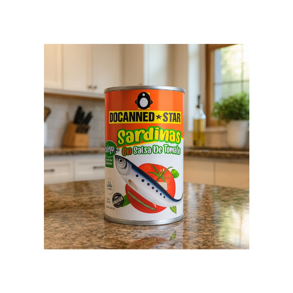 Sardinas en salsa de tomate Docanned Star (425 g / 15 oz) - Miniatura 4