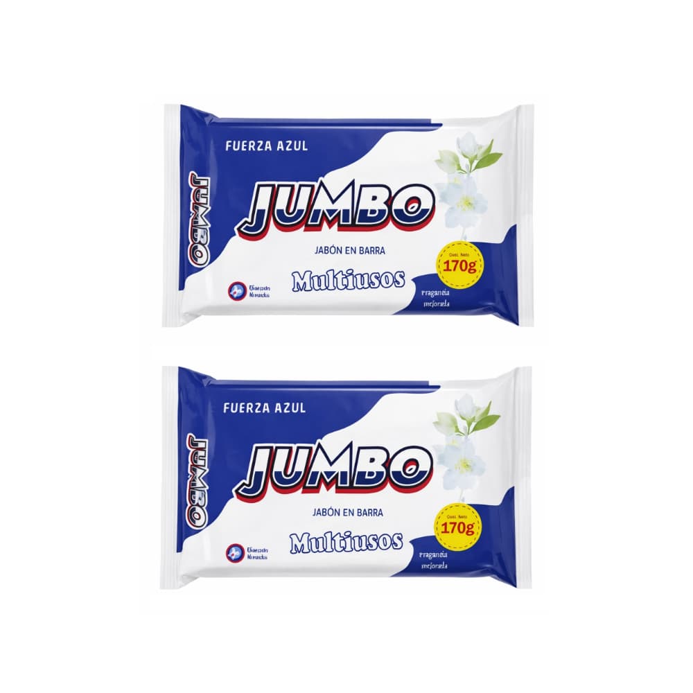 Jabón en barra para lavar ropa Fuerza Azul Jumbo (2 X 170 g / 5.99 oz) - Miniatura 1