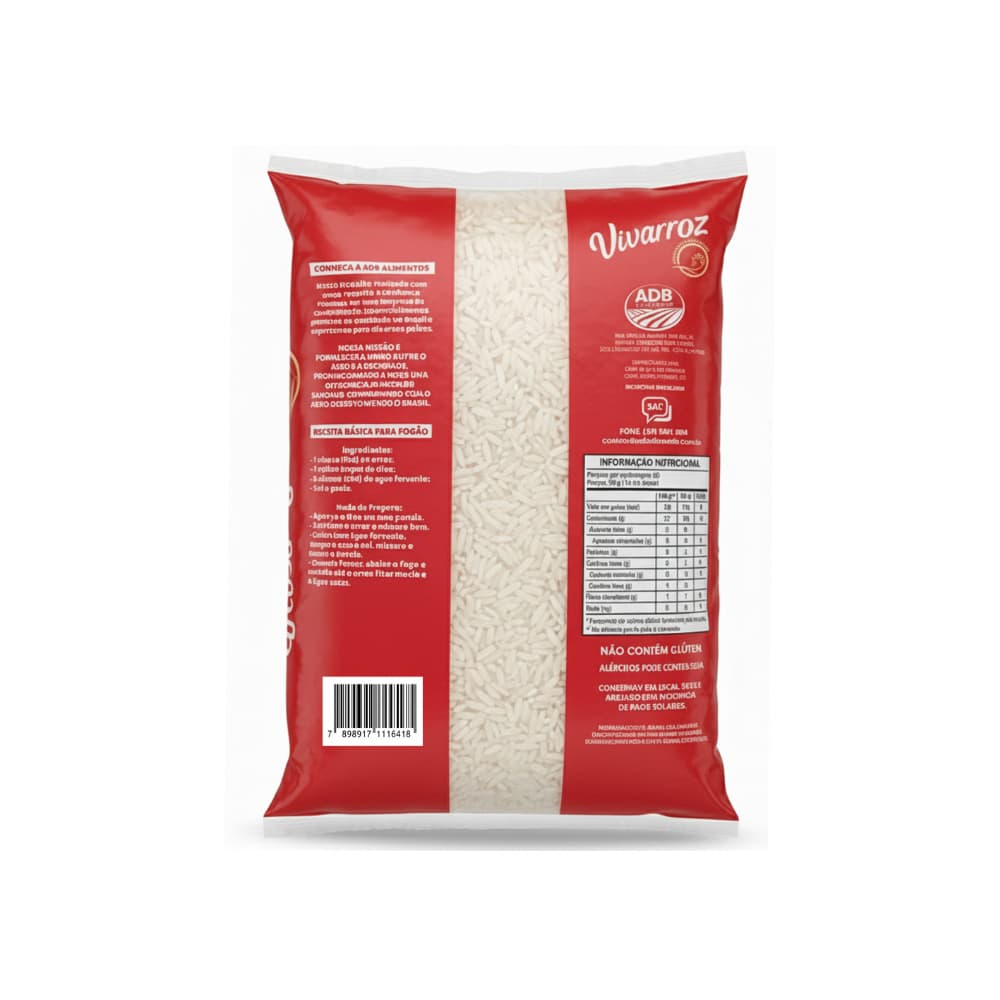 Arroz largo fino Vivarroz (1 kg / 2.2 lb) - Miniatura 3