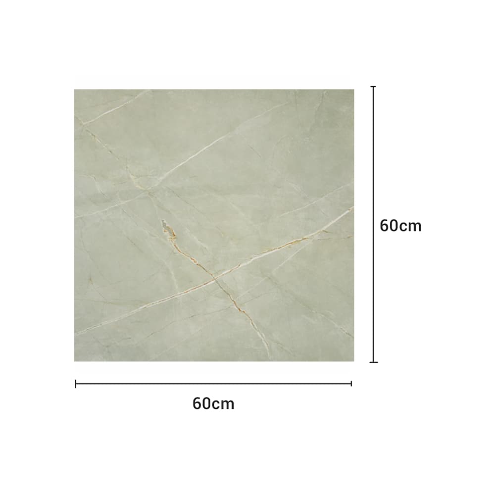 Caja de losas armani olivine pulido de porcelana esmaltada 600 mm x 600 mm Malu G-02 (4 U) - Miniatura 3