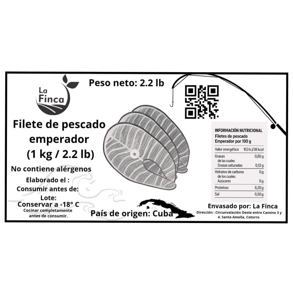 Filete de pescado Emperador La Finca (1 kg / 2.2 lb) - Miniatura 4