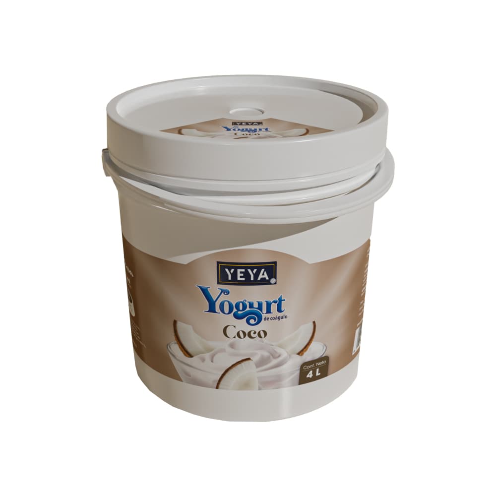 Yogurt de coco con probióticos YEYA (4 L) - Imagen 1