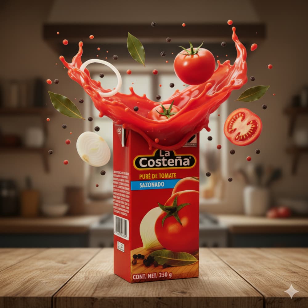 Puré de tomate sazonado La Costeña (350 g / 12.34 oz) - Miniatura 4