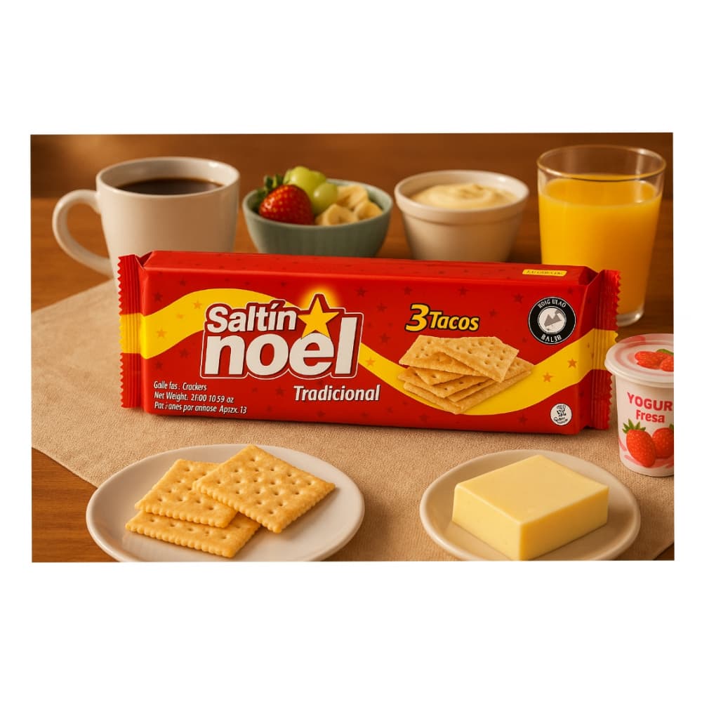 Galletas saladas tradicional Saltín Noel (300 g / 10.58 oz) - Miniatura 2