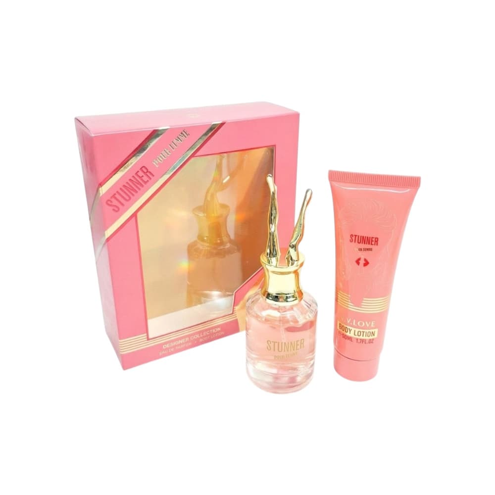 Set de locion corporal y perfume en spray Stunner Pour Femme V.V. Love - Miniatura 2