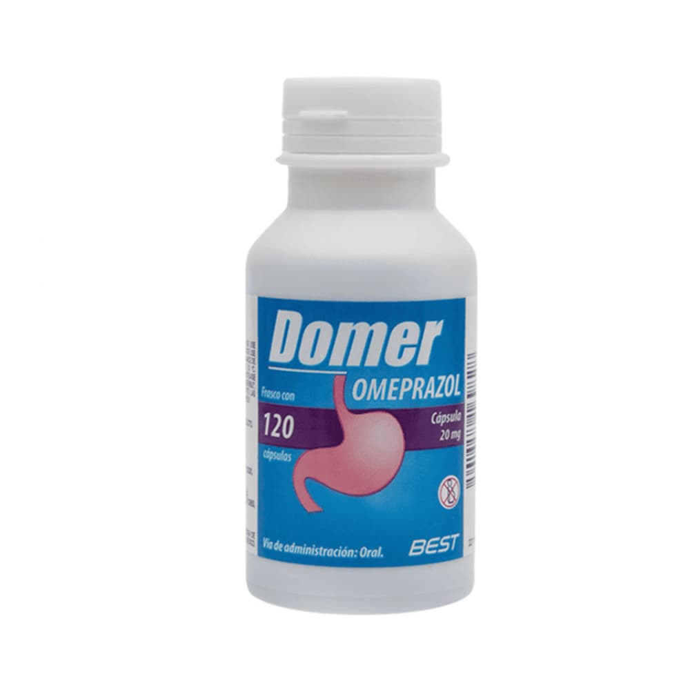 Domer. Omeprazol 20 mg (120 cápsulas) - Imagen 1