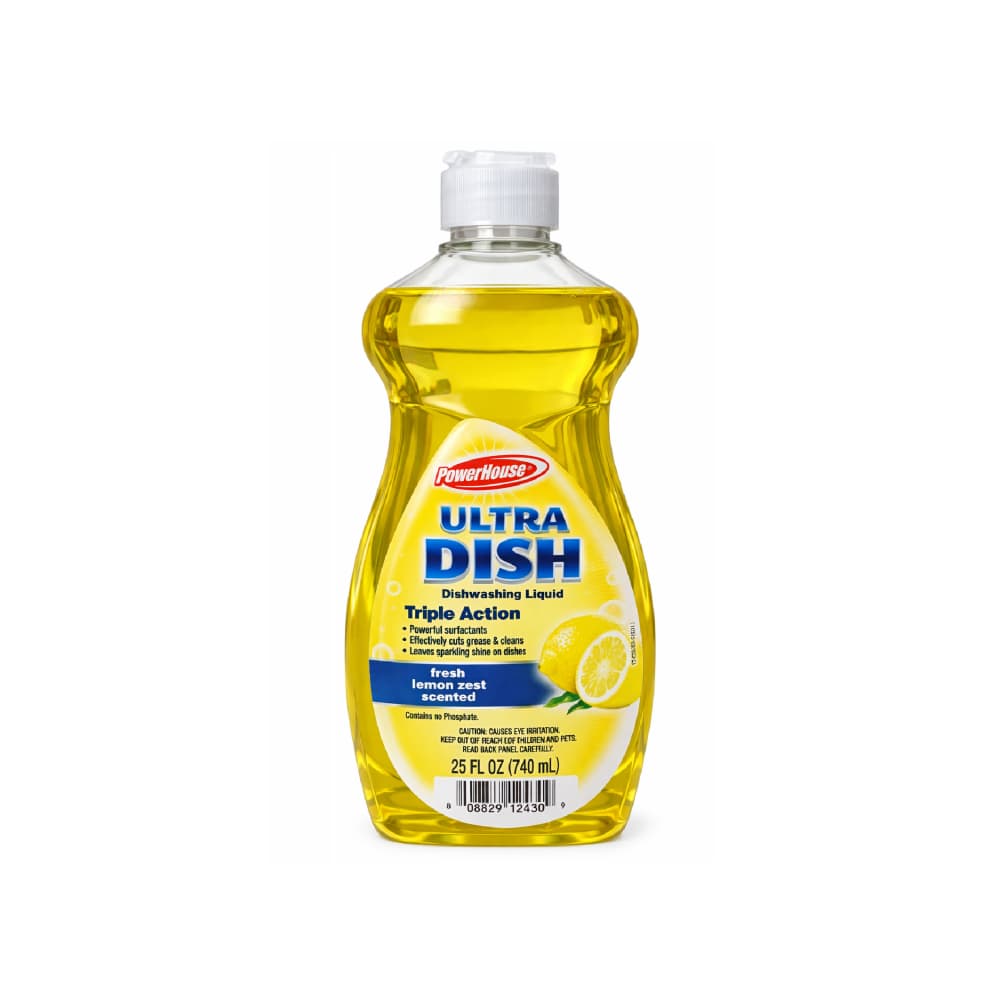 Detergente lavavajillas con aroma a limón PowerHouse (740 ml) - Miniatura 1