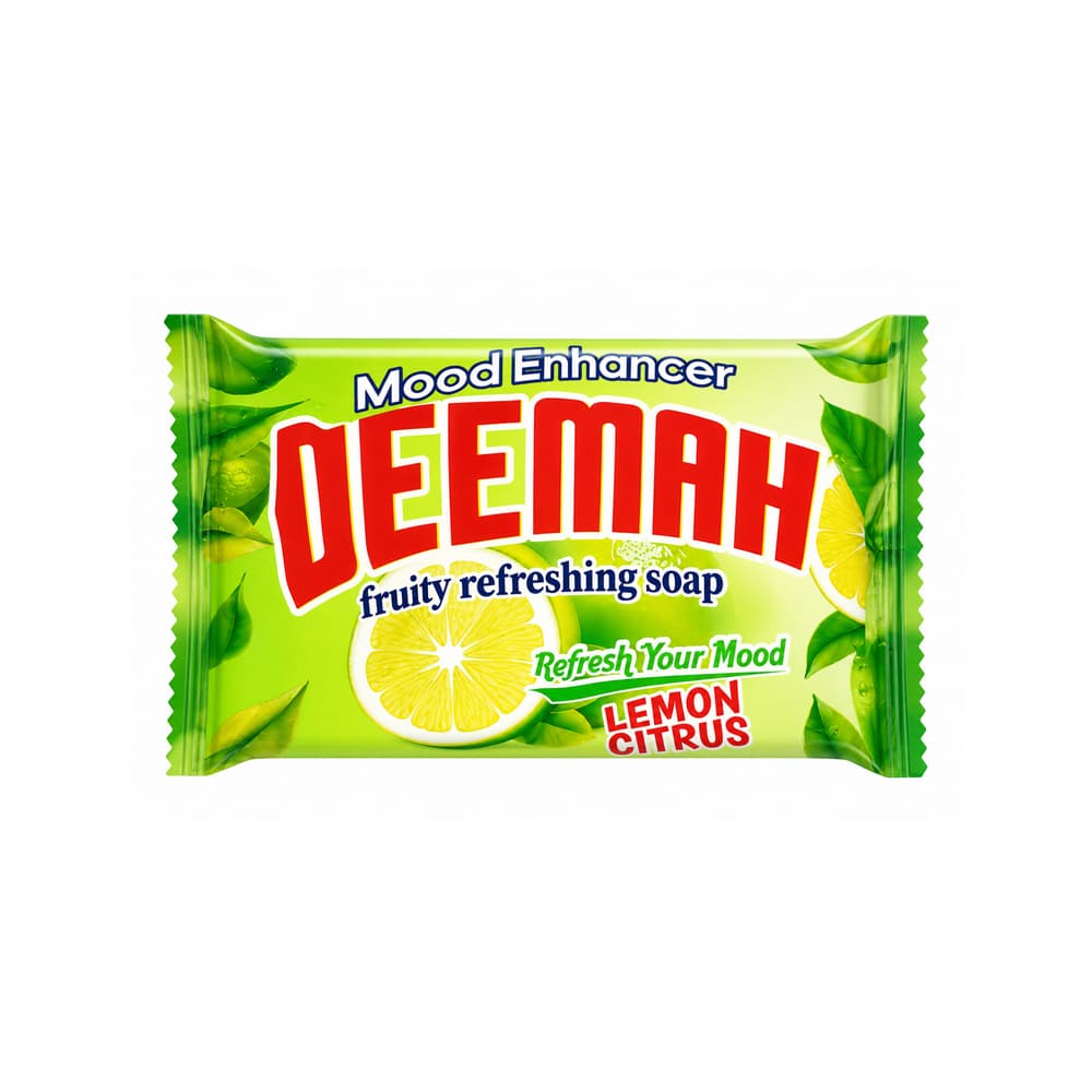 Jabón de tocador aroma limón Deemah (90 g / 3.17 oz) - Miniatura 1
