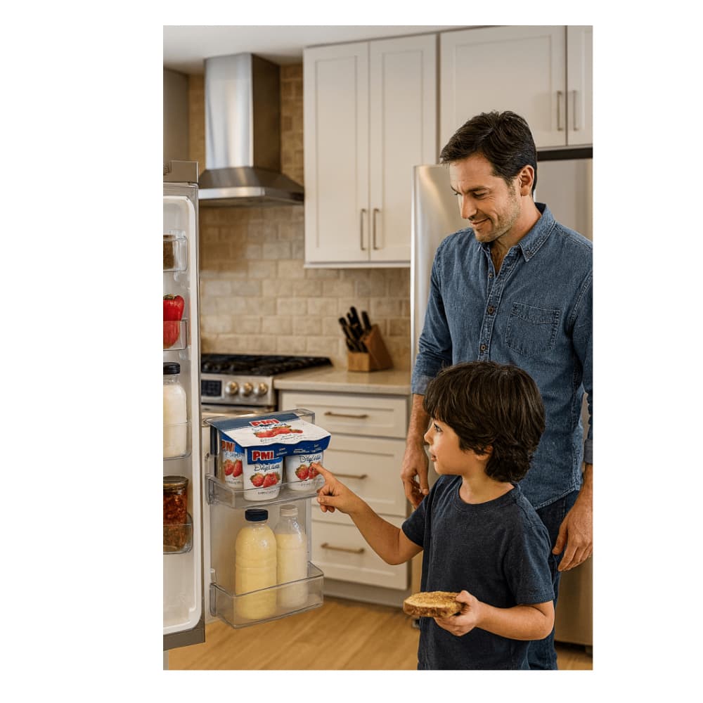 Yogurt sabor fresa Original PMI (4 x 120 g / 4.23 oz) - Miniatura 2