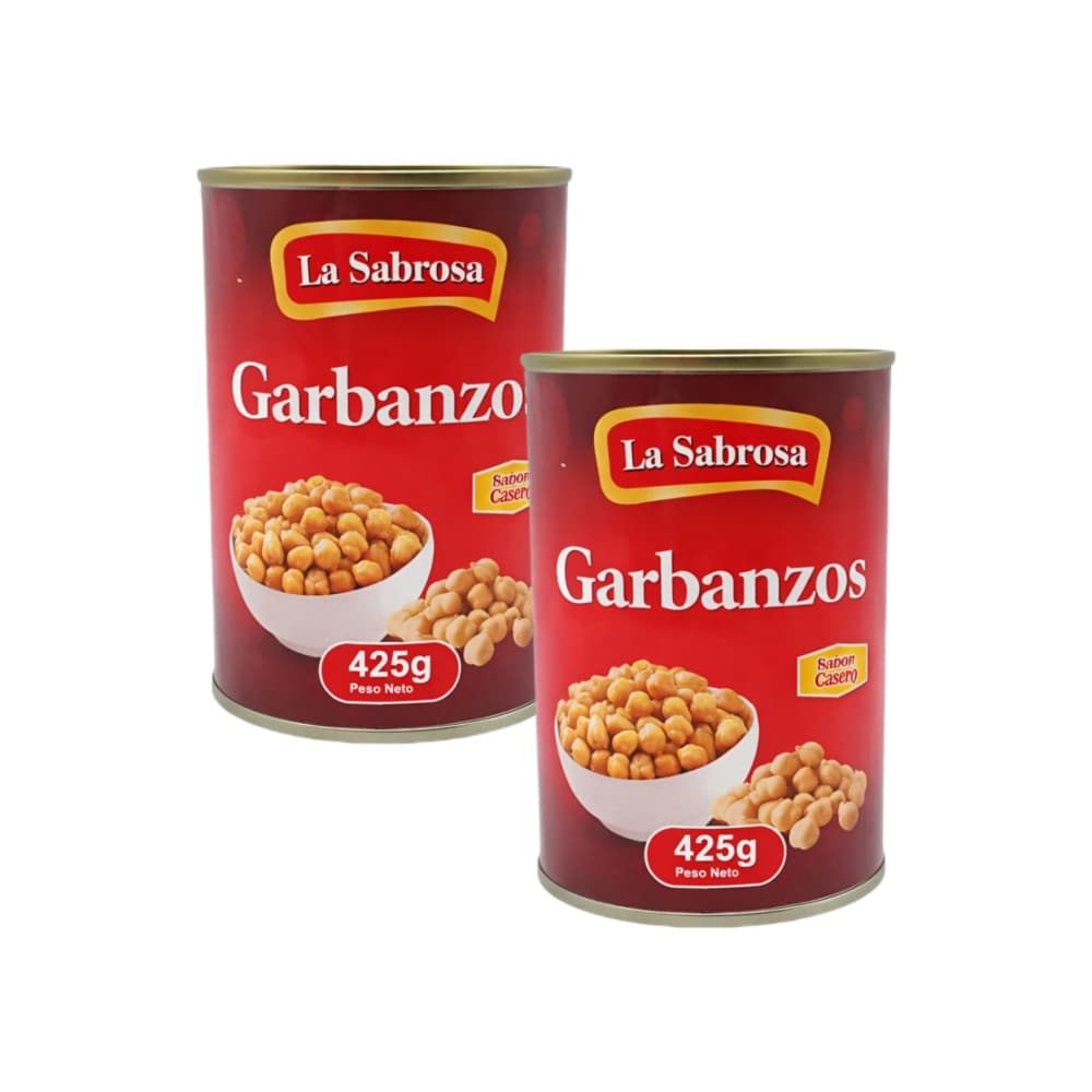 Garbanzos enlatados La Sabrosa (2 x 425 g / 14.99 oz) - Miniatura 1