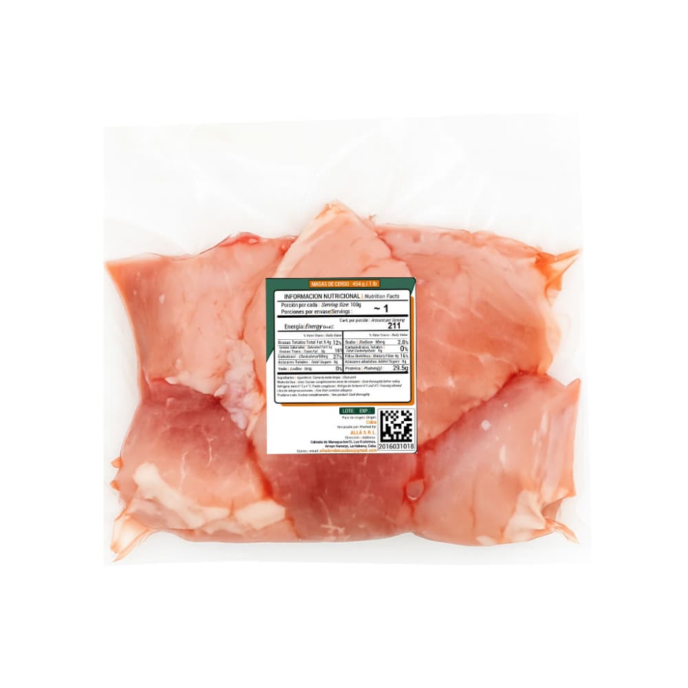 Masa de cerdo ALLÁ (454 g / 1 lb) - Miniatura 2