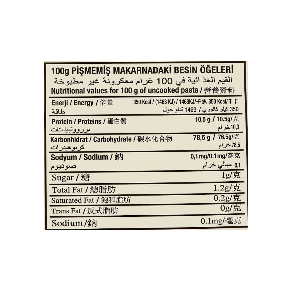 Pasta de coditos Doga (500 g / 1.1 lb) - Miniatura 3