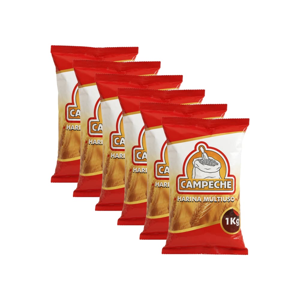 Harina multiuso Campeche (6 x 1 kg / 2.2 lb) - Miniatura 1