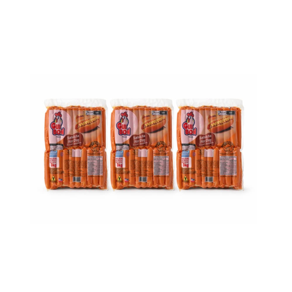 Salchichas de pollo Gui Bon Foods ( 3 x 3 kg ) - Imagen 1