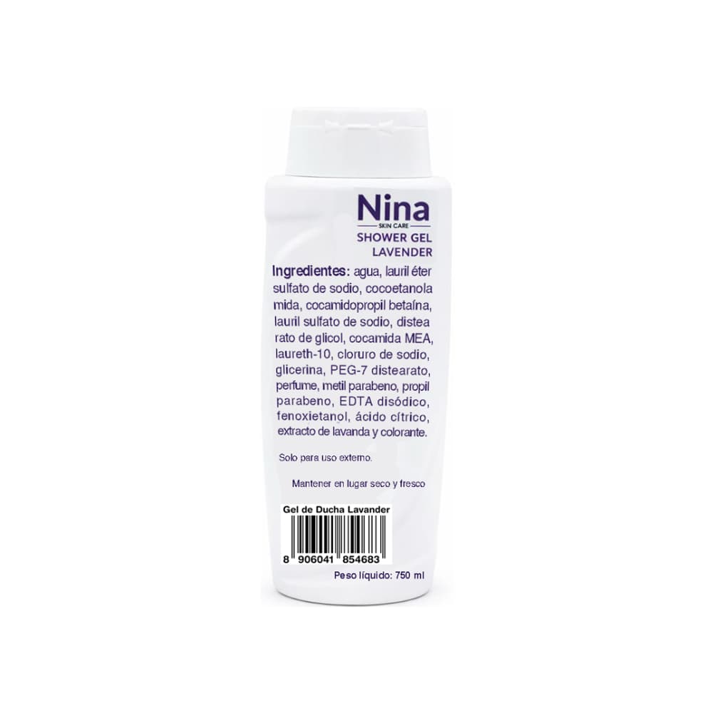 Gel para ducha aroma lavanda Nina (750 ml) - Miniatura 2