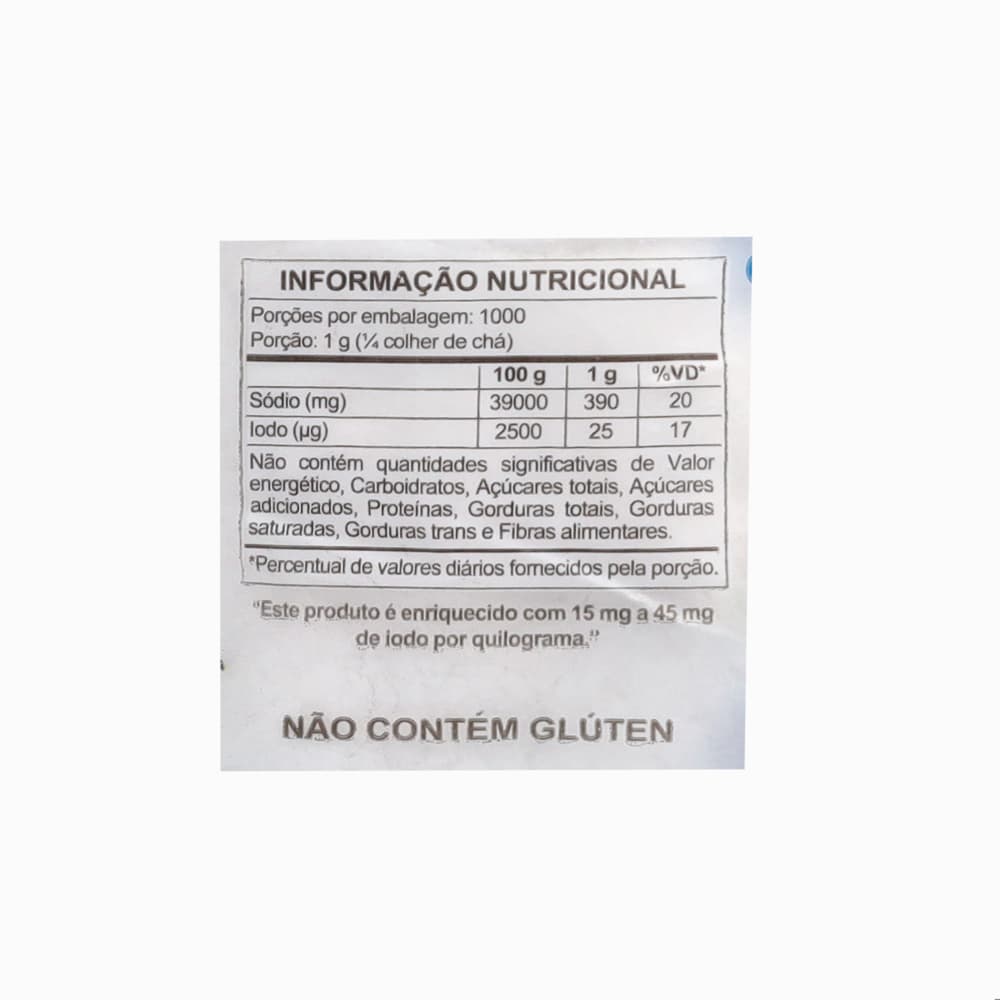 Sal marina Mossoró Beija Flor (1 kg / 2.2 lb) - Miniatura 2