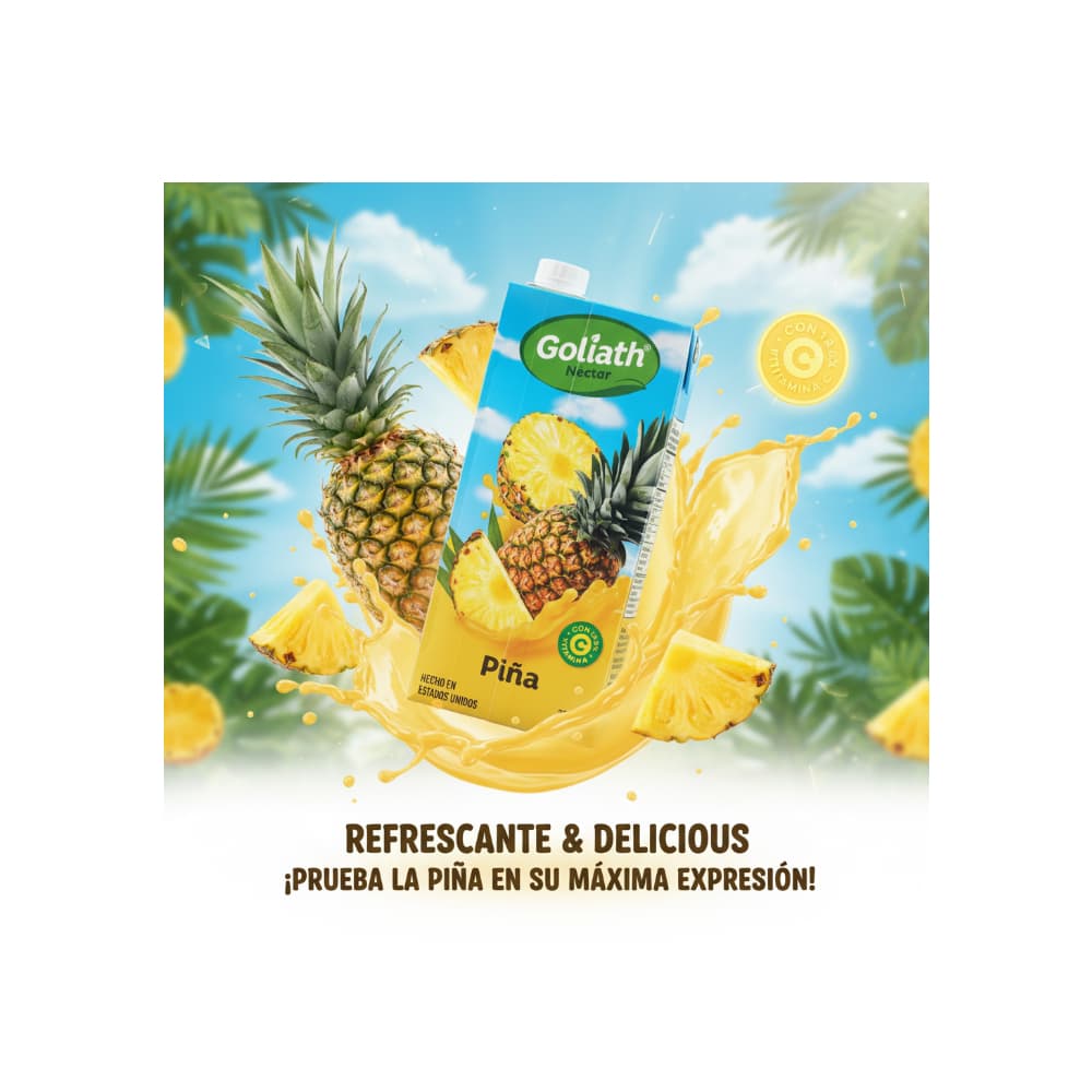 Néctar de piña Goliath (946 ml / 32 fl oz) - Miniatura 5