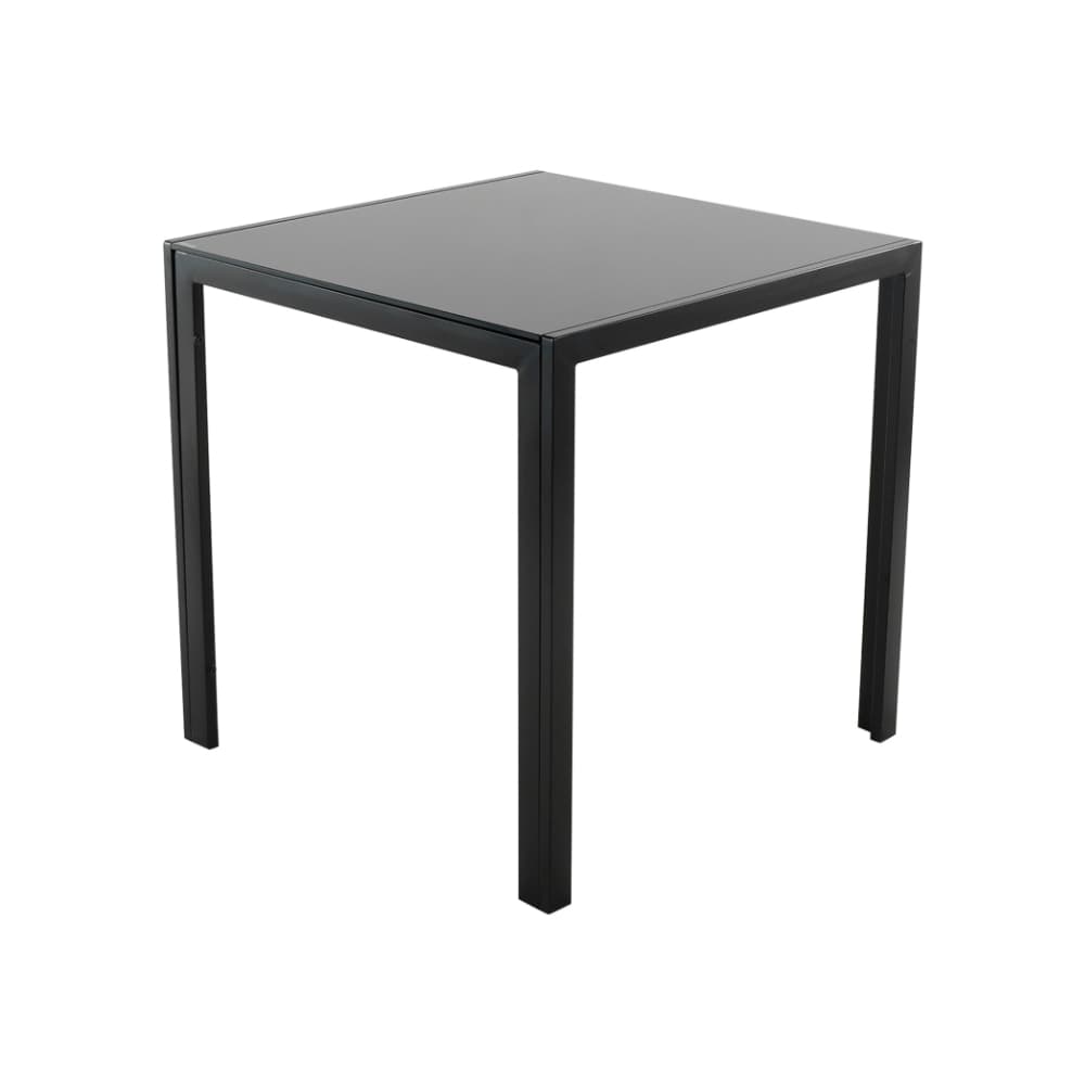 Mesa de comedor cuadrada color negro Dowell - Imagen 1