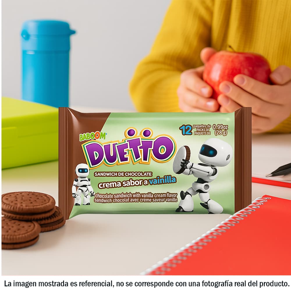 Combo de galletas dulces de vainilla rellenas de chocolate (x3) - Miniatura 4