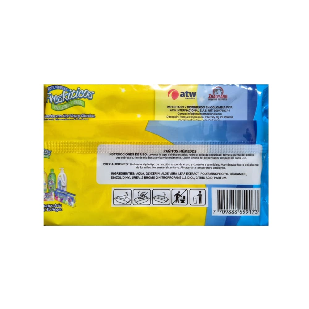 Pañitos húmedos Freskiticos (105 U) - Miniatura 3