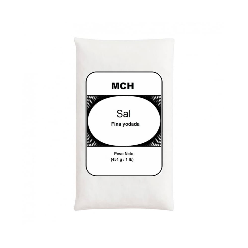 Sal fina yodada MCH (454 g / 1 lb) - Miniatura 1