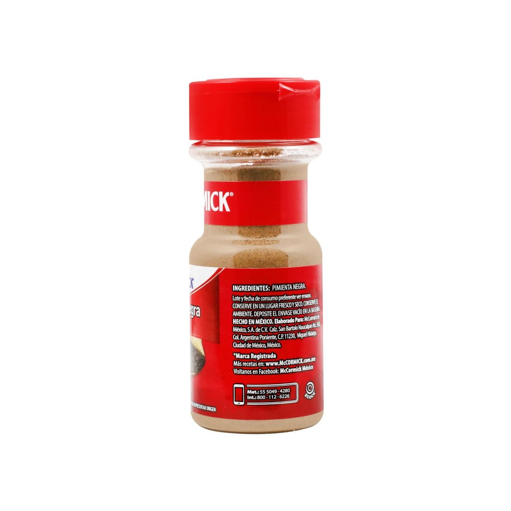 Pimienta negra molida McCormick (64 g / 2.26 oz) - Miniatura 4