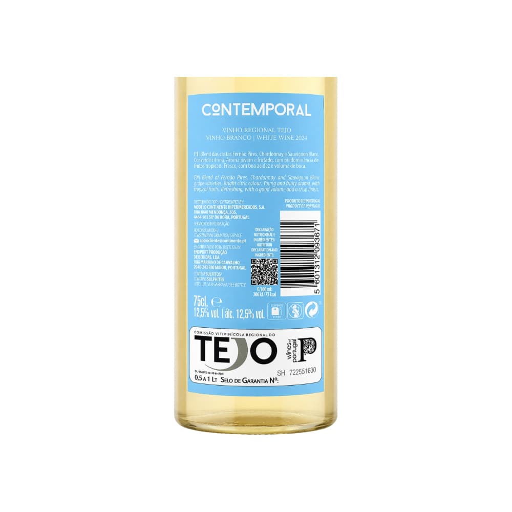 Vino Blanco Regional Tejo Contemporal (750 ml / 25.36 fl oz) - Miniatura 3