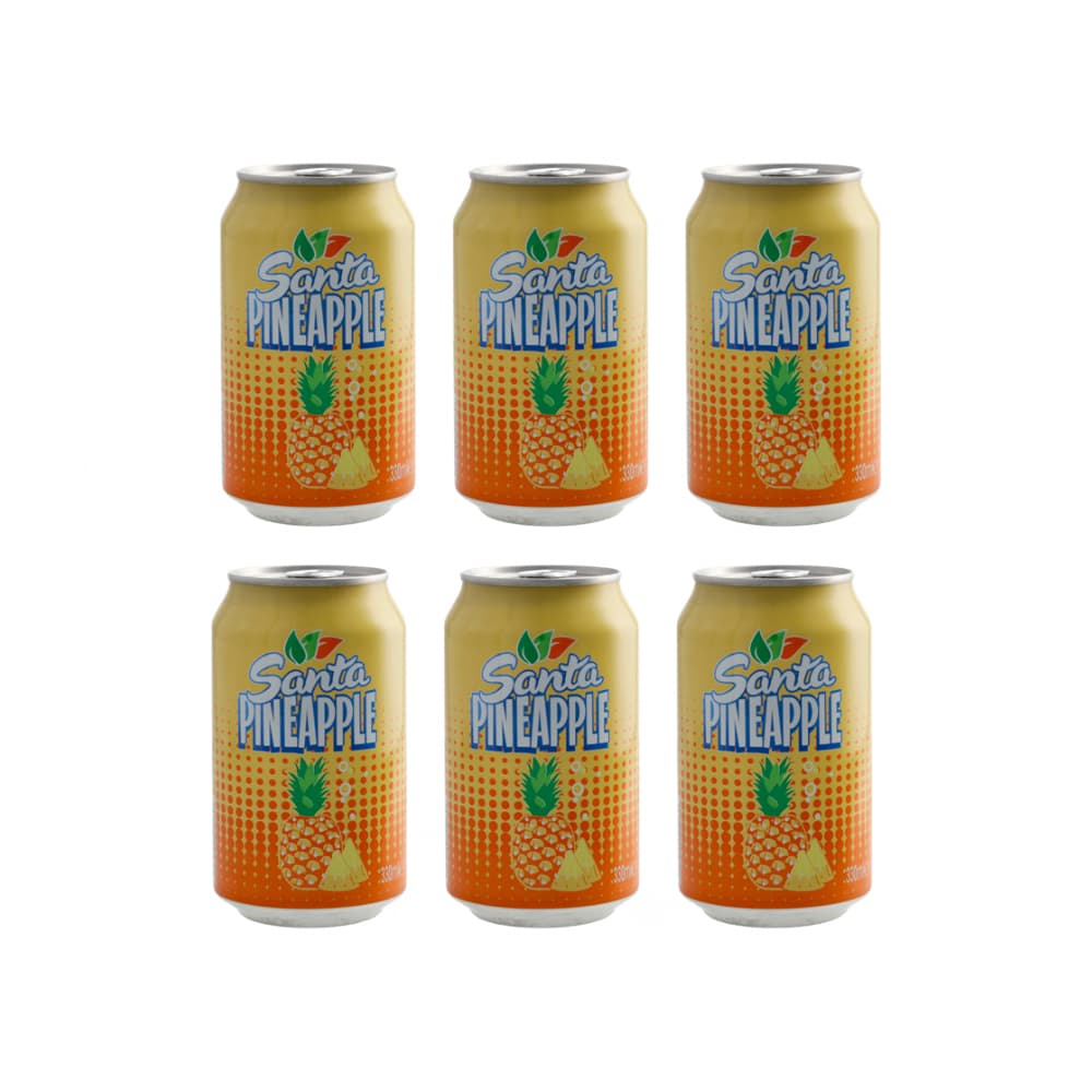 Refresco gaseado de piña Santa (6 x 330 ml) - Miniatura 1