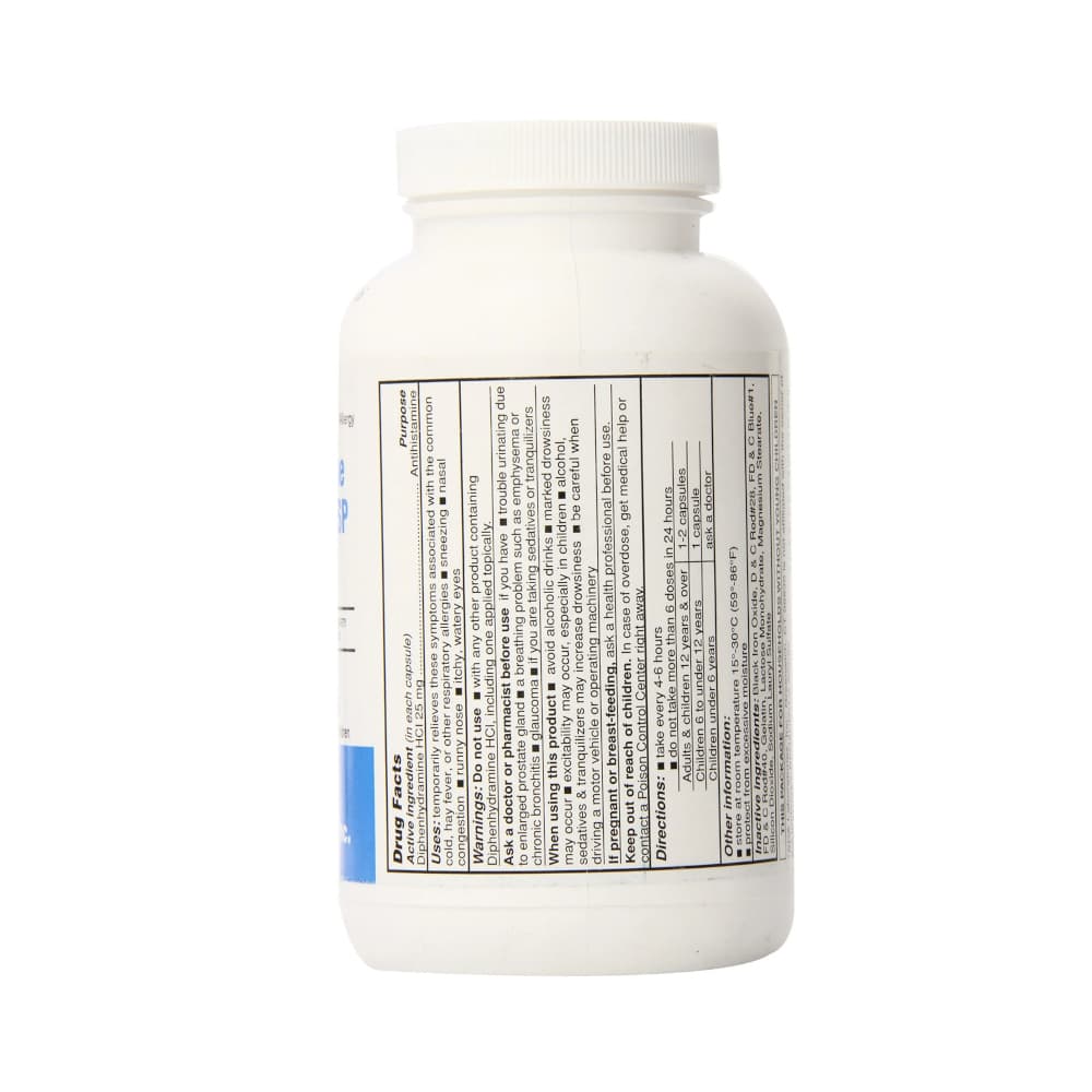 Clorhidrato de difenhidramina 25 mg SDA Laboratories, Inc (1000 cápsulas) - Miniatura 4