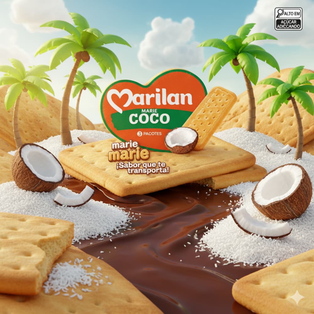 Galleta dulce sabor a coco María Marilan (300 g / 10.6 g) - Miniatura 4