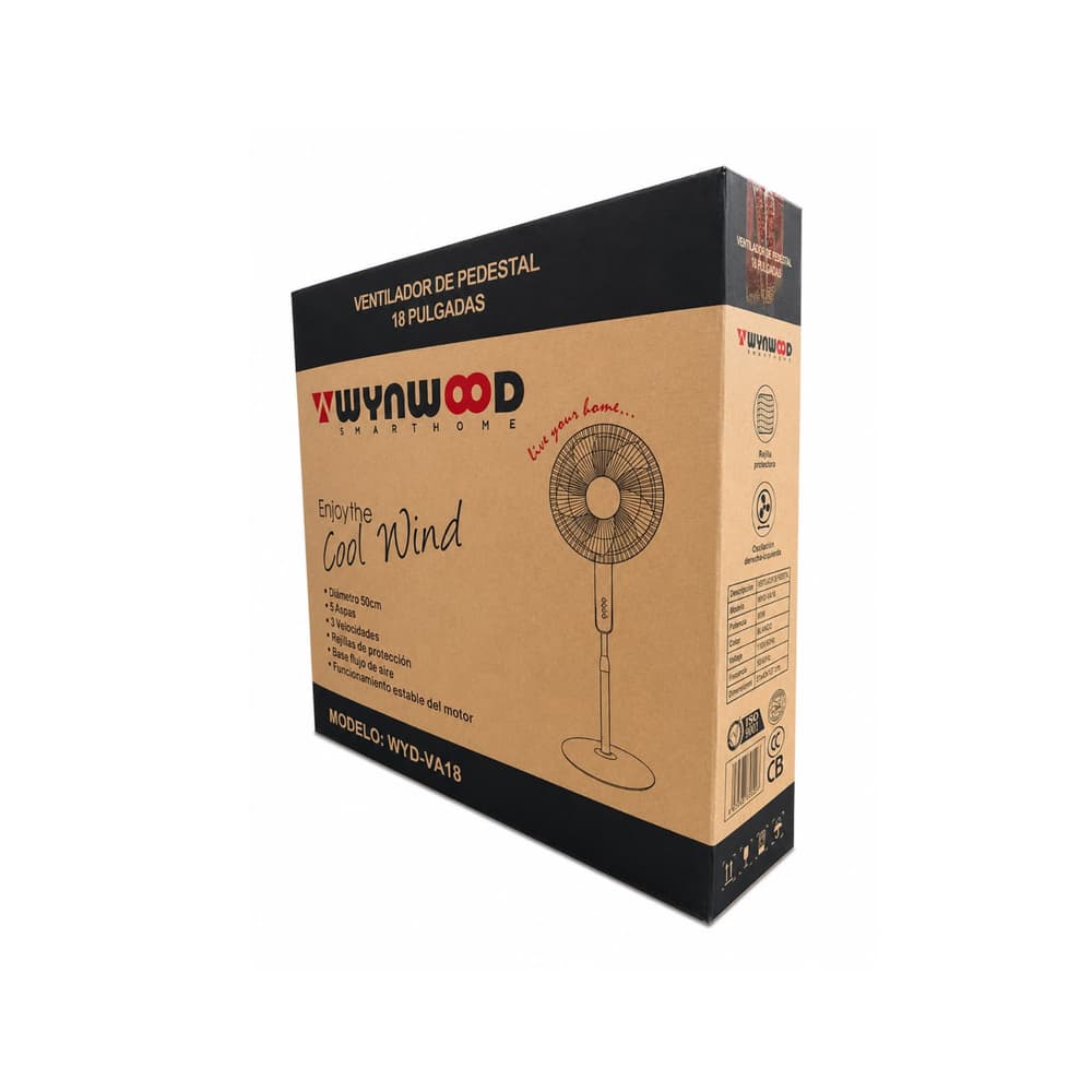 Ventilador de pedestal de 18 pulgadas Wynwood WYD-VA18 - Miniatura 2