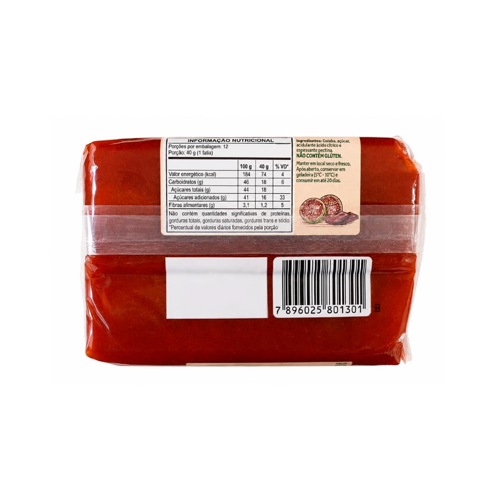 Pasta de guayaba tradicional Cepêra (500 g / 1.1 lb) - Miniatura 2
