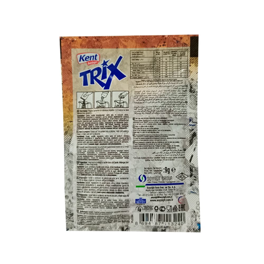 Caja de refresco en polvo sabor melocotón Trix (24 x 9 g) - Miniatura 3