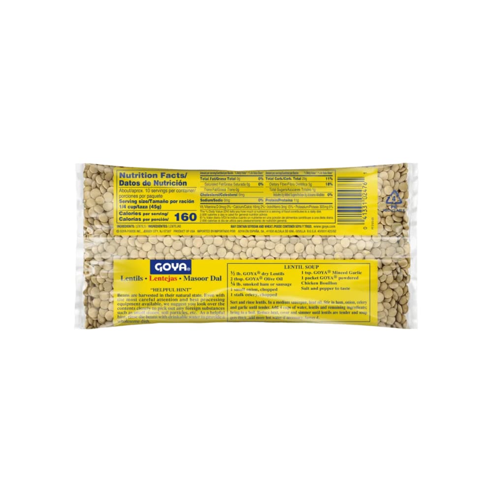 Lentejas Goya (6 x 397 g / 14 oz) - Miniatura 2