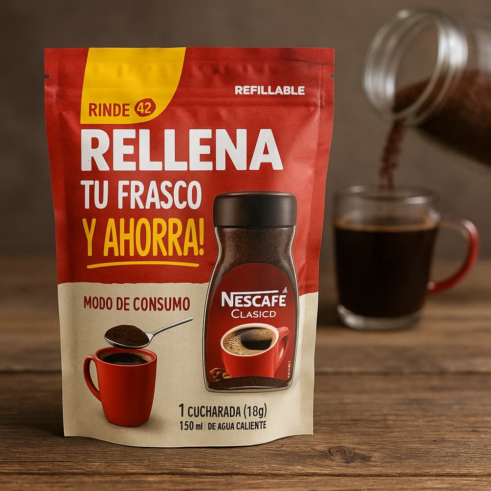 Café 100% puro soluble Clásico Nescafé (85 g / 2.99 oz) - Miniatura 4