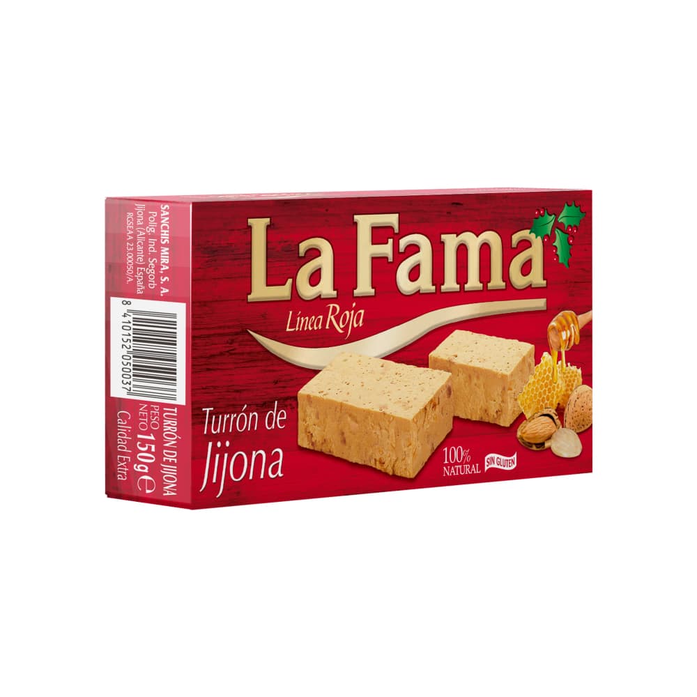 Turrón de jijona La Fama (150 g / 5.3 oz) - Imagen 1