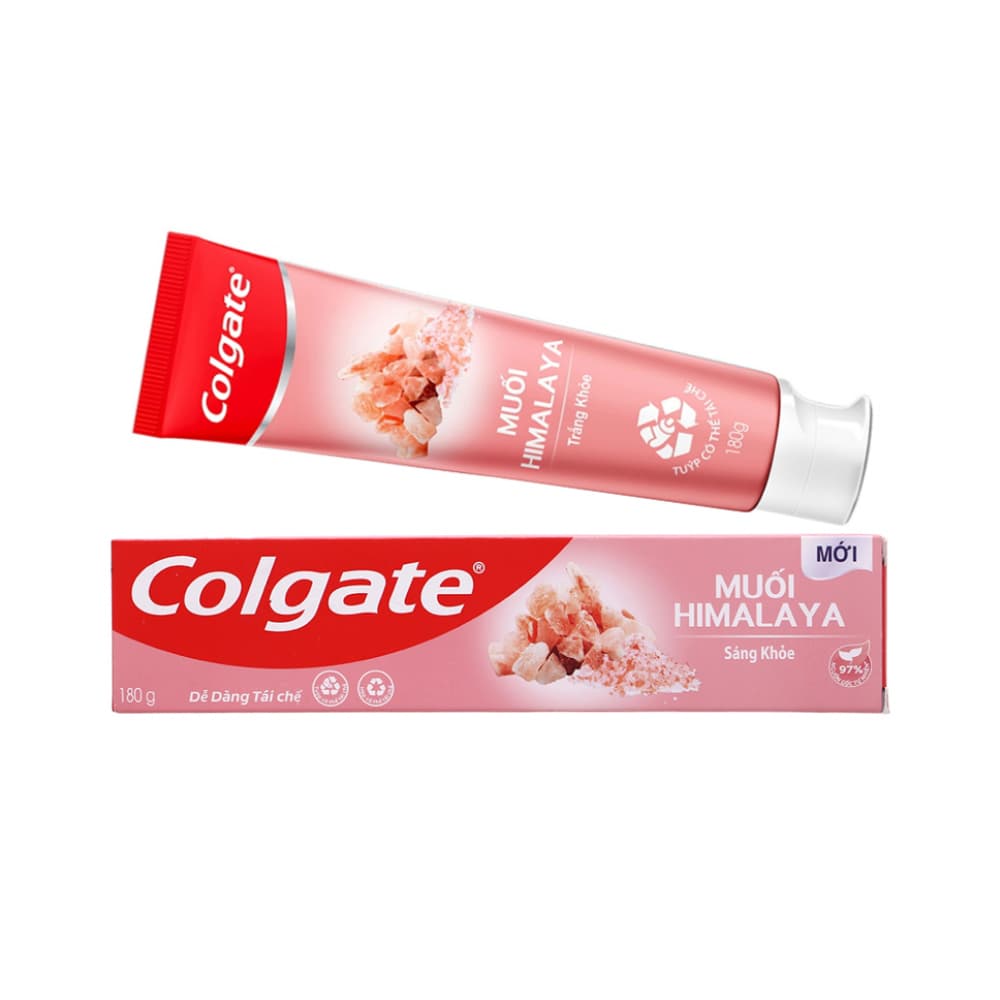 Pasta dental sal de Himalaya Healthy White Colgate (180 g / 6.34 oz) - Imagen 1