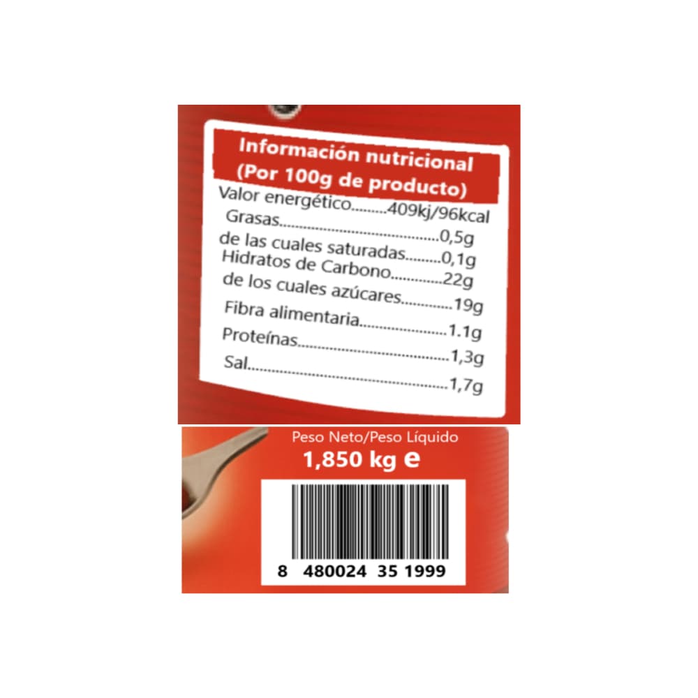 Kétchup Vivo Chef (1,850 kg / 4.07 lb) - Miniatura 3