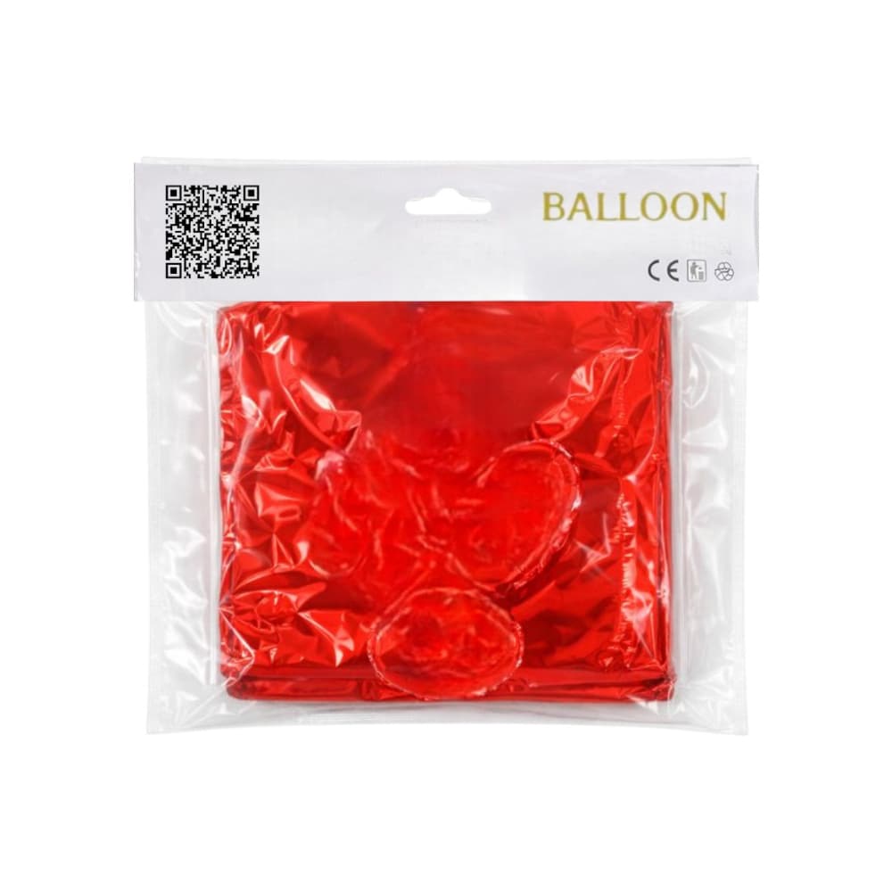 Globo "I love u" de corazones 88 cm x 48 cm Ballon - Miniatura 2