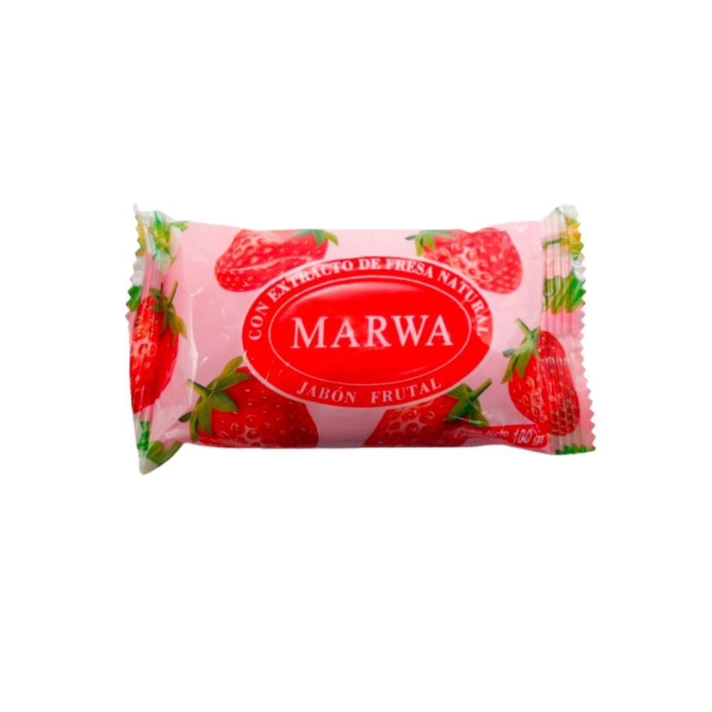 Jabón frutal con extracto de fresa Marwa (100 g / 3.5 oz) - Miniatura 4