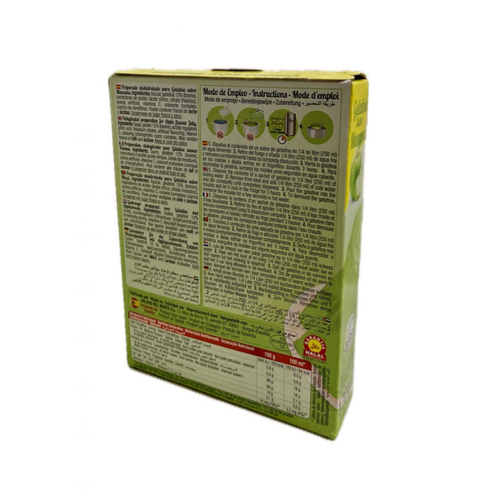 Gelatina sabor a manzana Calnort (170 g / 6 oz) - Miniatura 4