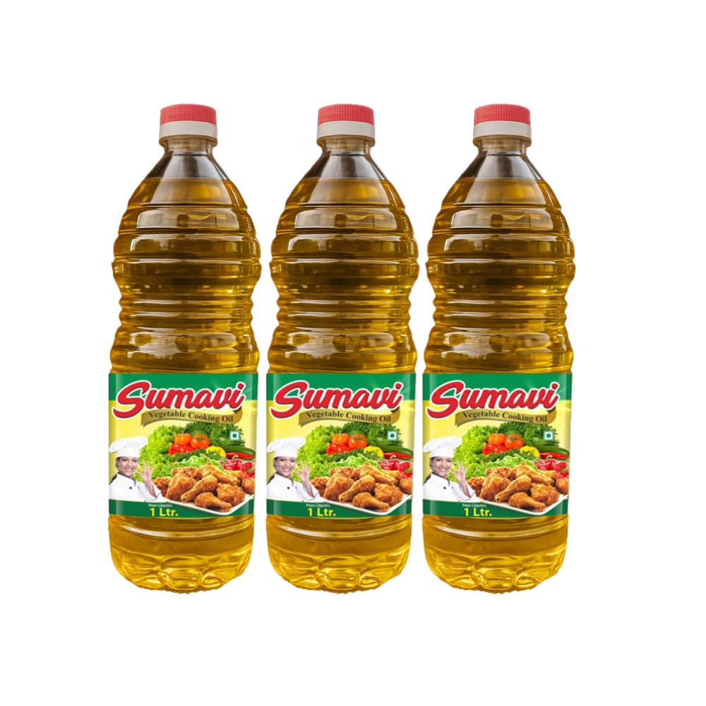 Aceite vegetal Sumavi (3 x 1 L) - Imagen 1