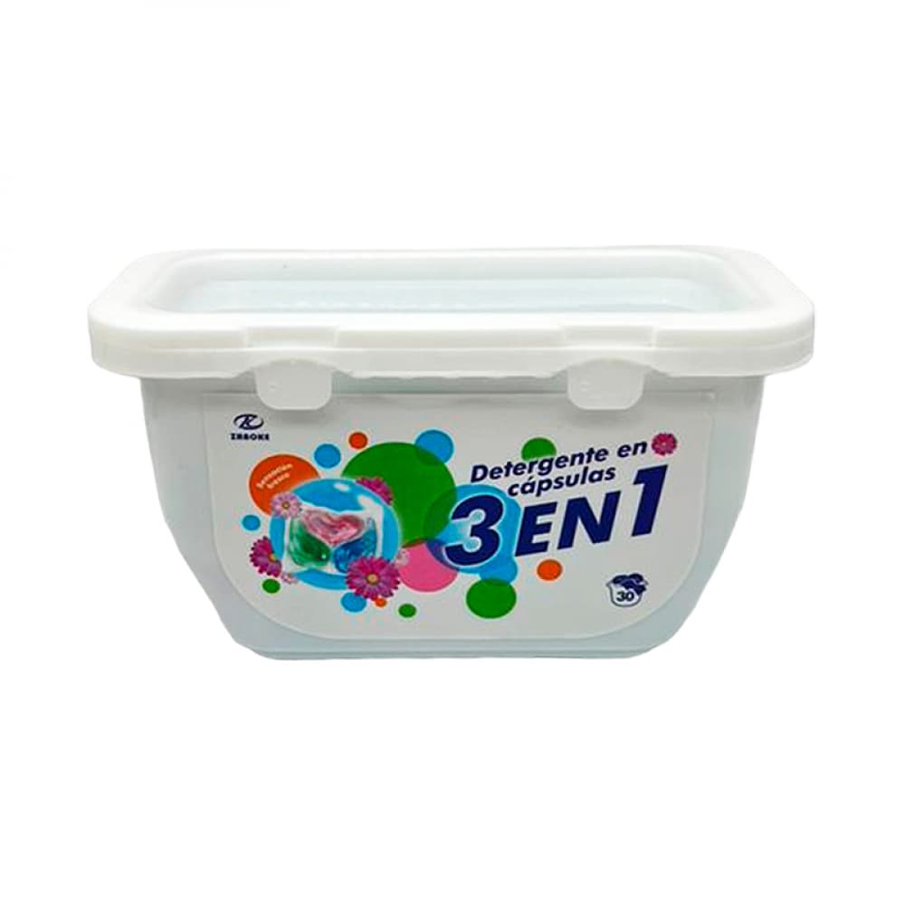 Detergente en cápsulas 3 en 1 Zhaoke (30 U) - Imagen 1