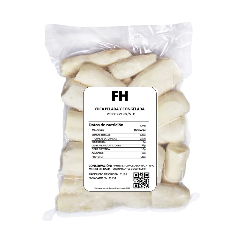 Yuca pelada y congelada Fresco Habana (2.27 kg / 5 lb) - Miniatura 2
