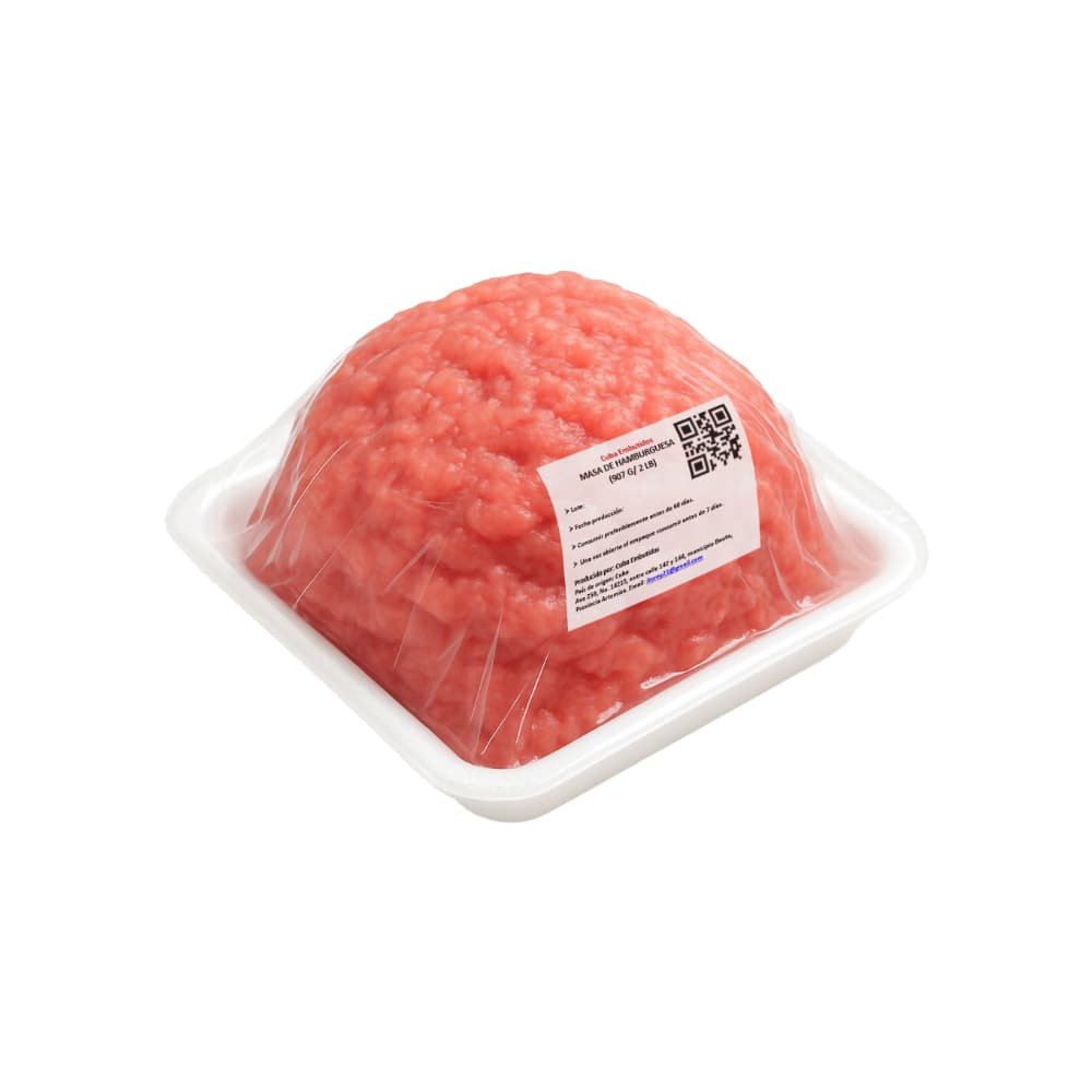 Masa de hamburguesa especial Cuba Embutidos (907 g / 2 lb) - Miniatura 4