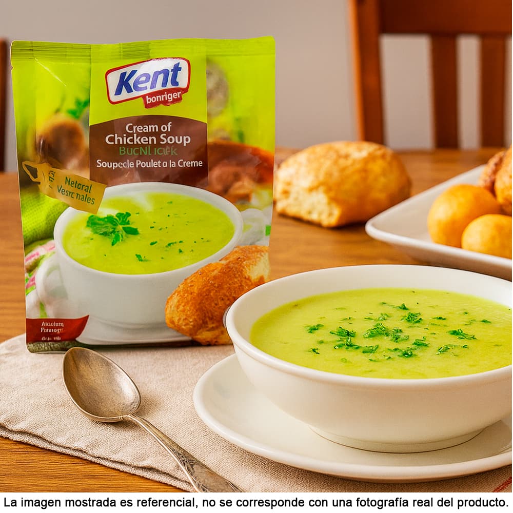 Sopa cremosa de pollo Kent Boringer (71 g / 2.5 oz) - Miniatura 4