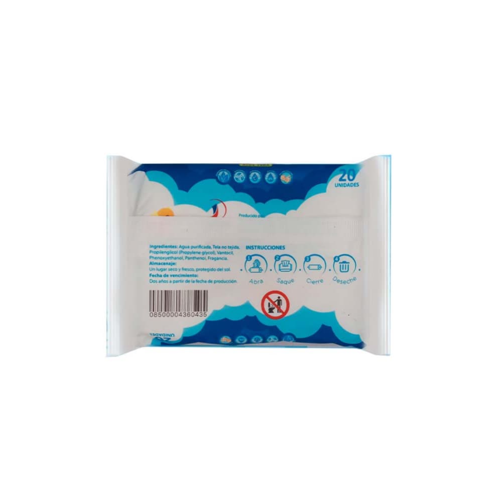 Toallitas húmedas con aloe vera TB Kids (20 U) - Miniatura 2