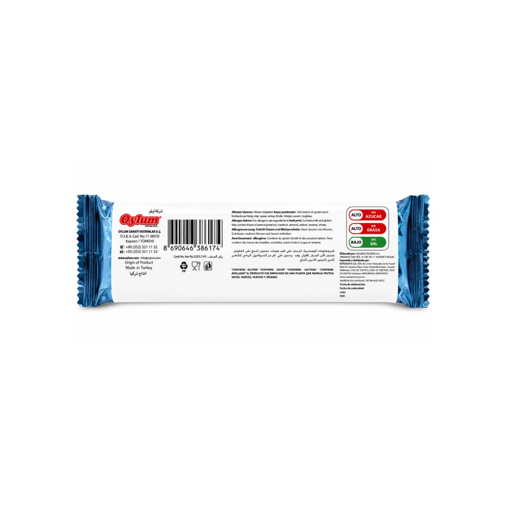 Sorbeto de cacao con crema de coco Oylum (35 g / 1.2 oz) - Miniatura 2